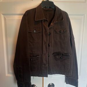Jcrew brown jacket size large